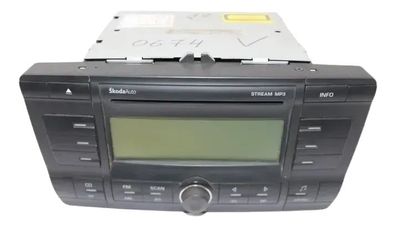 Skoda Octavia Radio CD Player Original 1Z0035161C Stream mit Code MP3
