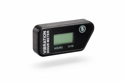 Betriebsstundenzähler kabellos vibration hour meter passt an Yamaha schwarz