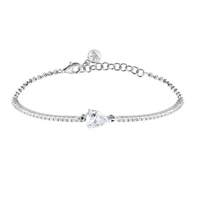 Luxuriöses Silberarmband mit Zirkonen Tesori SAIW213
