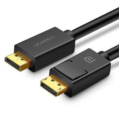 Ugreen DisplayPort Kabel DP102 1.2 4K UHD 3m schwarz - Hochqualitatives PC-Zubeh