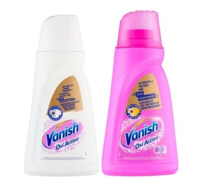 Vanish Oxi Action Flüssig Fleckenentferner (Weiß & Multi-Power)Doppelpack 2x1L