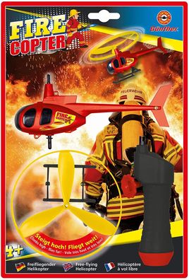 Paul Günther 1676 - Fire Copter, Propellerspiel für Kinder ab 4 Jahren, fliegender He