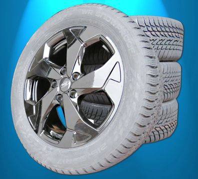 Winterräder Satz FORD Transit Tourneo Connect AB 2022 215 55 17 Nokian Alu Schwa