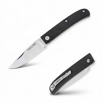 Manly Comrade S90V Black Taschenmesser Klappmesser Messer