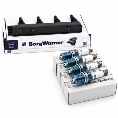 Beru Zündspule ZSE185 4 Zündkerzen Set für Opel Adam Astra Cascada Corsa Insignia Mer