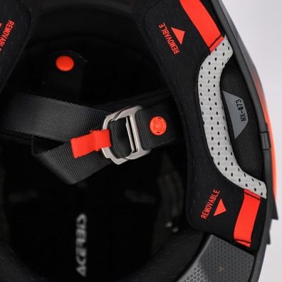 Acerbis MX- Enduro Helm Airstrike-X - Orange/Grau - XL