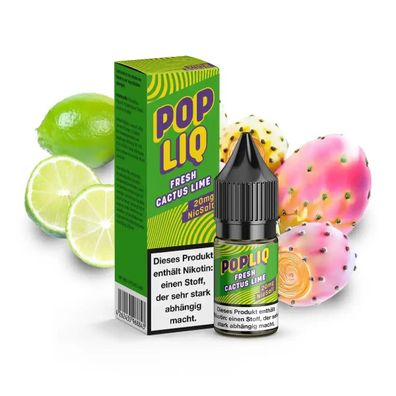 PopLiq - Fresh Cactus Lime - Nikotinsalz Liquid - 10ml