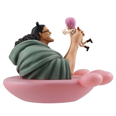 One Piece Dramatic Memories Figur von Kuma & Bonney, 13 cm