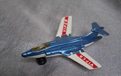 Viper S2 Jet, metallicblau Matchbox , Skybusters 1981 ohne Box ,