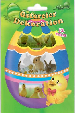 Osterei-Dekoration 12er-Set