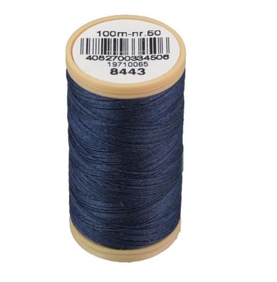 Nähfaden COATS Cotton merc. 50/100m Farbe 8443