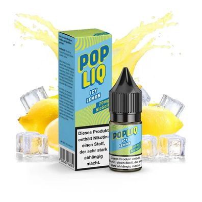 PopLiq - Icy Lemon - Nikotinsalz Liquid - 10ml
