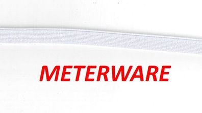 Gummiband weiß, 12mm, stark, kochfest (Einziehgummi)