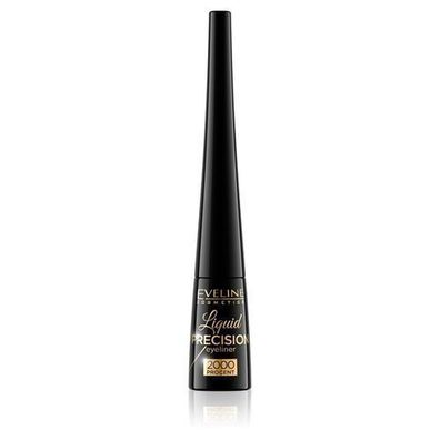 Eveline Cosmetics Flüssige Präzisions-Eyeliner 2000% Wasserfeste Konturflüssigke