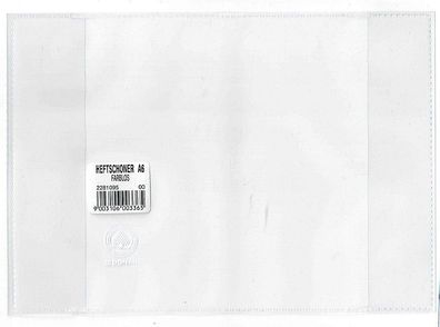 Heftschoner PP A6 Farbe 00 farblos