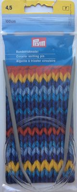 Rundstricknadel PRYM grau/100cm 4,5