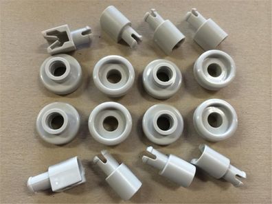 Korbrolle wie AEG 50269970005 - Oberkorb - Set 8 Räder - Electrolux Zanussi