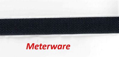 Klett-Pilzkopfband Fixvelours klebend Farbe 725 schwarz
