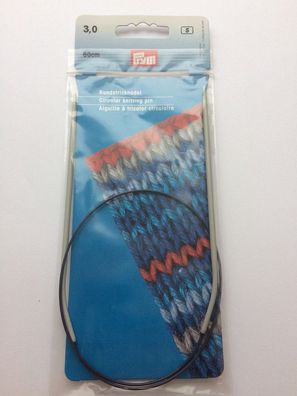 Rundstricknadel PRYM grau/60cm 3,0