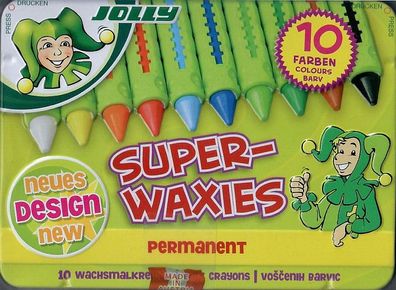 Ölkreide Jolly Extra 10 Stk Wachsmalstifte wasserfest