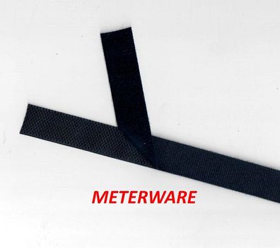 Klettenband Fixvelours kompl. Farbe 725 schwarz