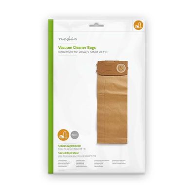 DUBG112VOR10 Staubsaugerbeutel | 10 Stück | Papier | Meist verkauft für: Vorwerk
