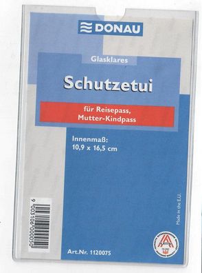Schutzetui 165x109 Donau (f. Reisepass, Mutter-Kindpass)
