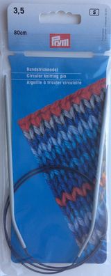 Rundstricknadel PRYM grau/80cm 3,5