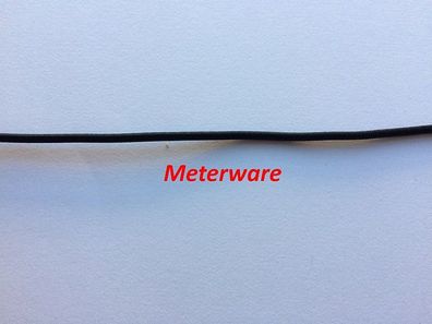 Gummiband schwarz, 1.4mm, BELCO (Schnürlgummi)