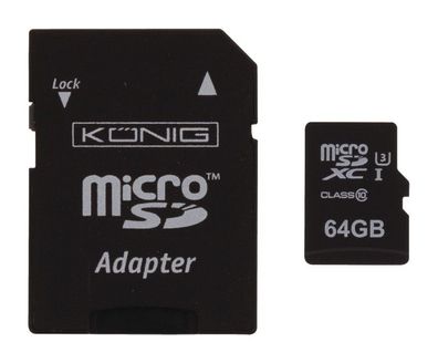 Csmsdxc64gb microSDXC Speicherkarte Klasse UHS-I 64 GB