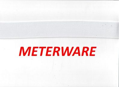Gummiband weiß, 40mm, Ind