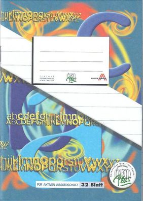 Notizheft A6 32 Blatt liniert