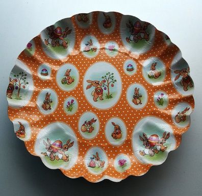 Osterteller rund ca 23cm, div. Motiv (VPE=1 Teller)