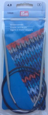 Rundstricknadel PRYM grau/100cm 4,0