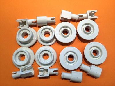 Korbrolle wie AEG 50279059005 - Unterkorb - Set 8 Räder - Electrolux Zanussi