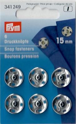 P/SB Drucker Zukunft silber 15mm (VPE=6 Stk)
