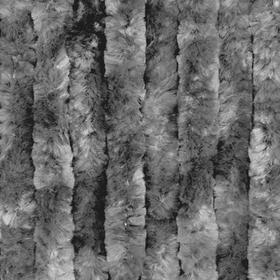 Moritz Flauschvorhang aus Chenille 100 x 200 cm anthrazit Türvorhang als Fliegenschut