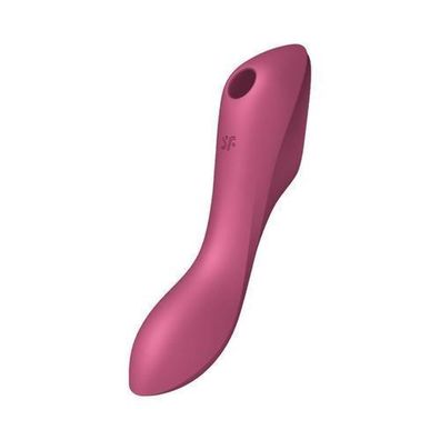 Satisfyer Curvy Trinity 3 - Roter Klitorisstimulator mit Vibrationen