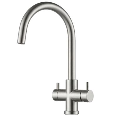 Wasserhahn Küche BieTal® BT-503 5-Wege C-Auslauf Küchenarmatur Edelstahl