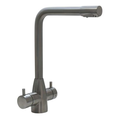 Wasserhahn Küche BieTal® BT-503 5-Wege L-Auslauf Küchenarmatur Edelstahl