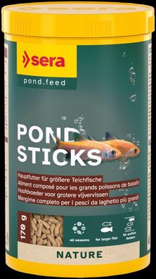 Sera Pond Sticks Nature 1000ml - Hauptfutter für größere Teichfische Gartenteich
