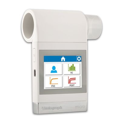 Vitalograph micro Hand-Spirometer mit PDF-Berichtssoftware und Softcase