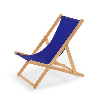 Holz Sonnenliege Strandliege Liegestuhl aus Holz Gartenliege Farbe blau