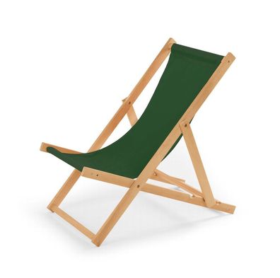 Holz Sonnenliege Strandliege Liegestuhl aus Holz Gartenliege Farbe grün