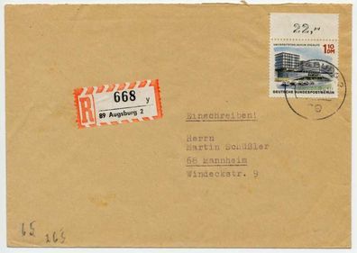 BERLIN 1965 Nr 265 BRIEF EF X5BC74A
