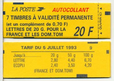 Frankreich Markenheft Nr MH 2946BaI+2964Ba postfrisch X840DB2