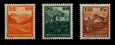 Liechtenstein 1933 Nr 119-121 postfrisch X6A8B16
