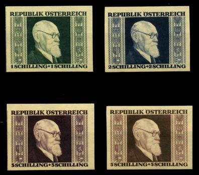 Österreich 1946 Nr 772B-775B postfrisch X7166AA