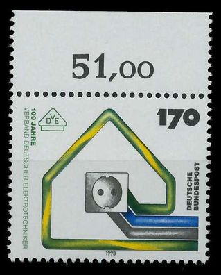 BRD 1993 Nr 1648 postfrisch ORA X7F9ECA