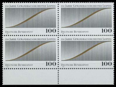 BRD 1993 Nr 1654 postfrisch Viererblock URA X7F9F66